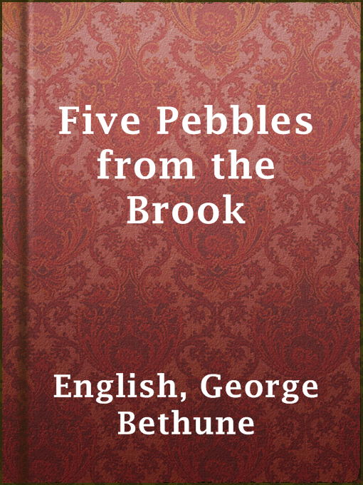 Five Pebbles from the Brook