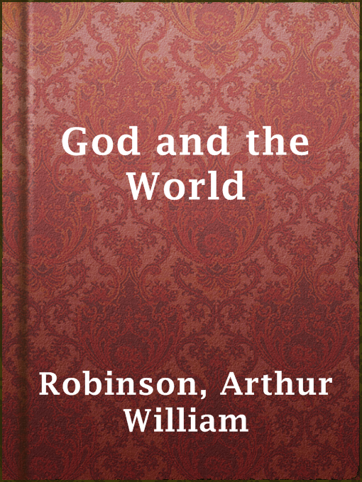 God and the World : A Survey of Thought