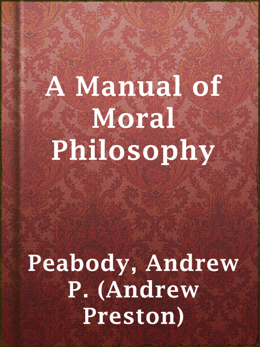 A Manual of Moral Philosophy