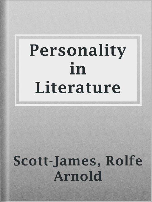 Personality in Literature