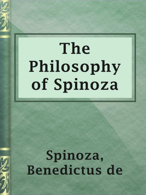 The Philosophy of Spinoza