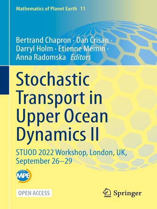 Stochastic Transport in Upper Ocean Dynamics II : STUOD 2022 Workshop, London, UK, September 26–29