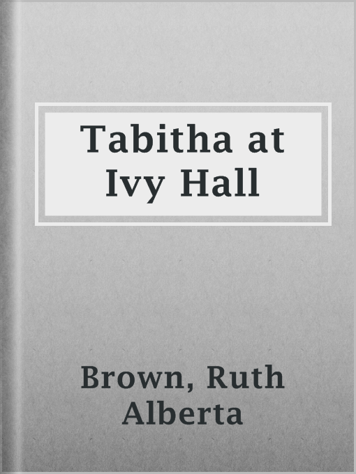 Tabitha at Ivy Hall