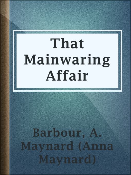 That Mainwaring Affair