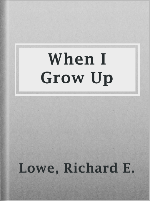 When I Grow Up