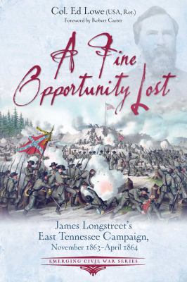 A fine opportunity lost : James Longstreet's East Tennessee Campaign, November 1863 - April 1864