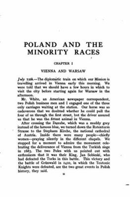 Poland and the minority races