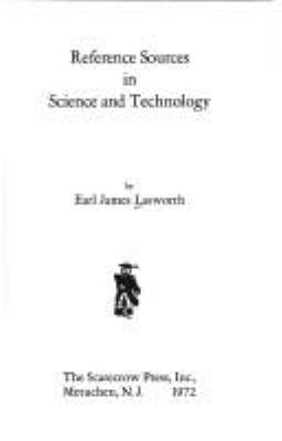 Reference sources in science and technology.