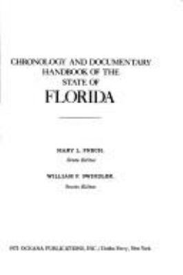Chronology and documentary handbook of the State of Florida.
