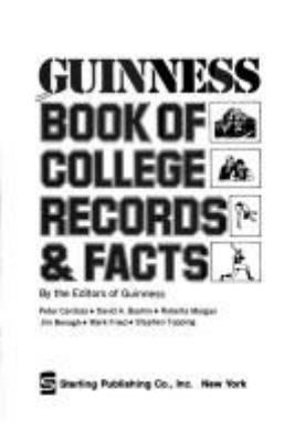 Guinness book of college records & facts