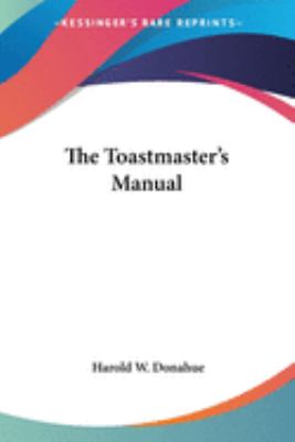 The toastmaster's manual