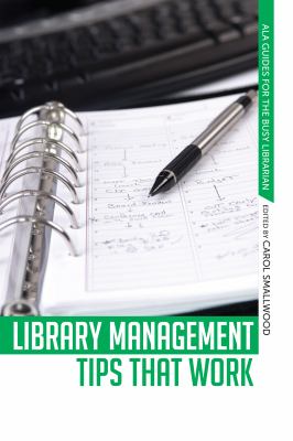 Library management tips that work