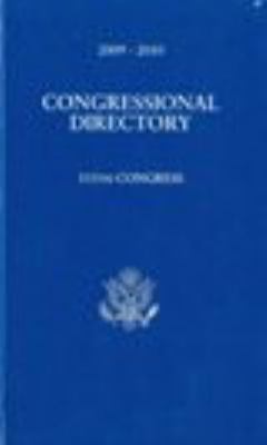 Official Congressional directory, 2009-2010 : 111th Congress convened January 6, 2009