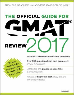 The official guide for GMAT review 2017