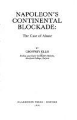 Napoleon's continental blockade : the case of Alsace
