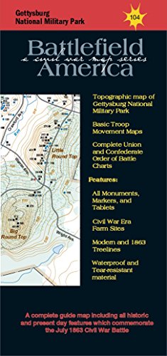 Gettysburg National Military Park, Pennsylvania : a complete listing of over 430 monuments and 410 markers and tablets which commemorate the July 1863 Civil War battle