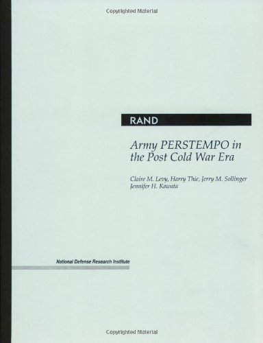 Army PERSTEMPO in the post Cold War era