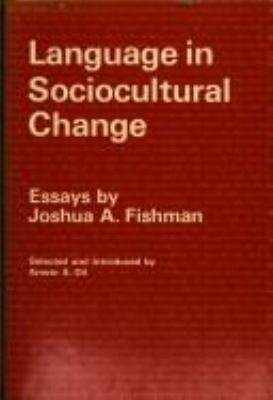 Language in sociocultural change