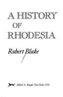 A history of Rhodesia