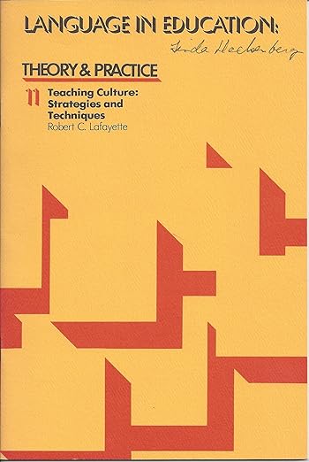 Teaching culture : strategies and techniques