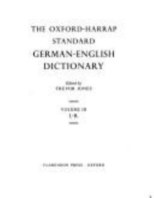 The Oxford-Harrap standard German-English dictionary