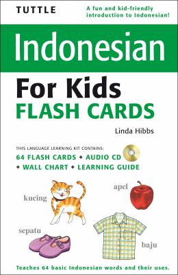 Indonesian for kids flash cards