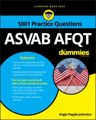 1,001 ASVAB AFQT practice questions for dummies