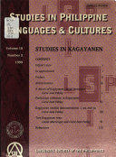 Studies in Philippine languages & cultures.