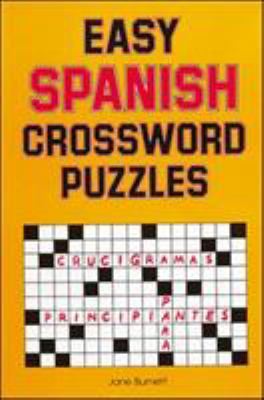 Easy Spanish crossword puzzles