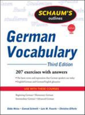 Schaum's outline of German vocabulary