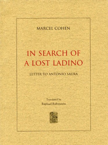 In search of a lost Ladino : letters to Antonio Sauro