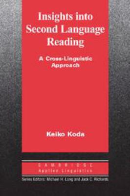 Insights into second language reading : a cross-linguistic approach