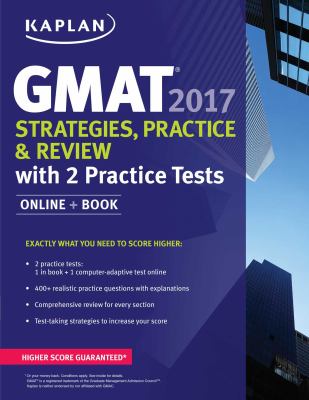 GMAT 2017 strategies, practice, and review.