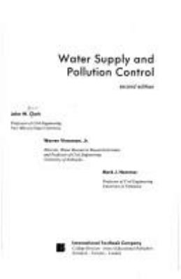 Water supply and pollution control