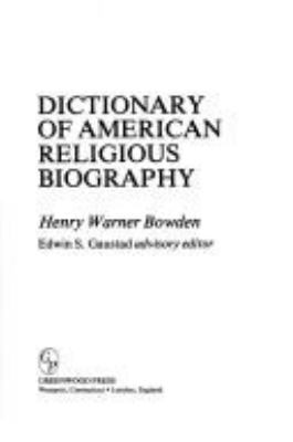 Dictionary of American religious biography