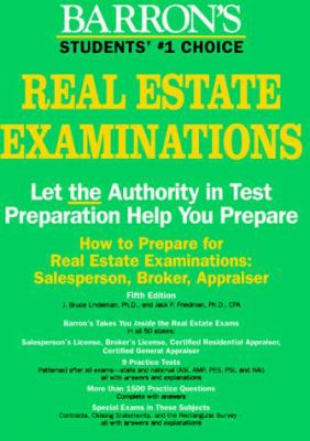 How to prepare for real estate examinations : salesperson, broker, and appraiser