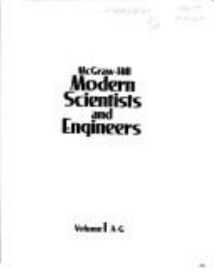 McGraw-Hill modern scientists and engineers.