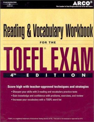 Reading and vocabulary workbook for the TOEFL exam.