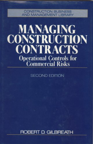 Managing construction contracts : operational controls for commercial risks