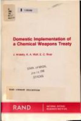 Domestic implementation of a chemical weapons treaty