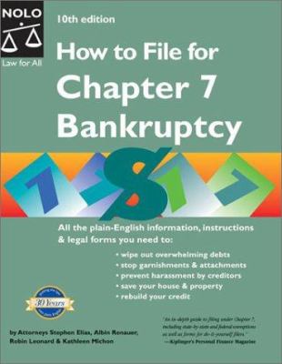 How to file for chapter 7 bankruptcy