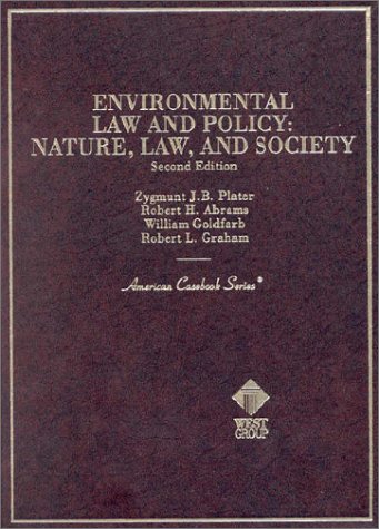 Environmental law and policy : nature, law, and society