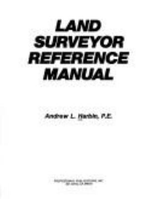 Land surveyor reference manual