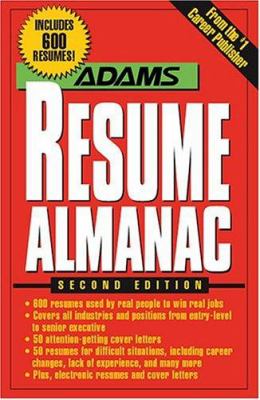 Adams resume almanac