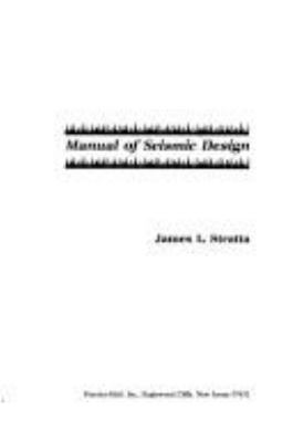 Manual of seismic design