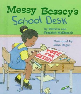 Messy Bessey's school desk