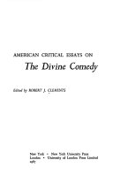 American critical essays on the Divine comedy.