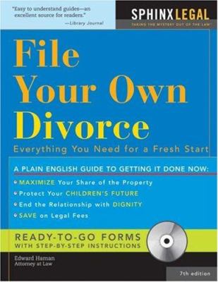 File your own divorce (+CD-ROM) : everything you need for a fresh start