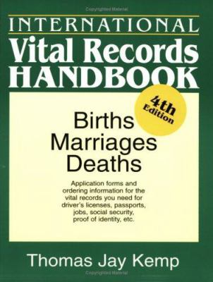 International vital records handbook