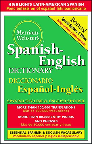 Merriam-Webster's Spanish-English dictionary.